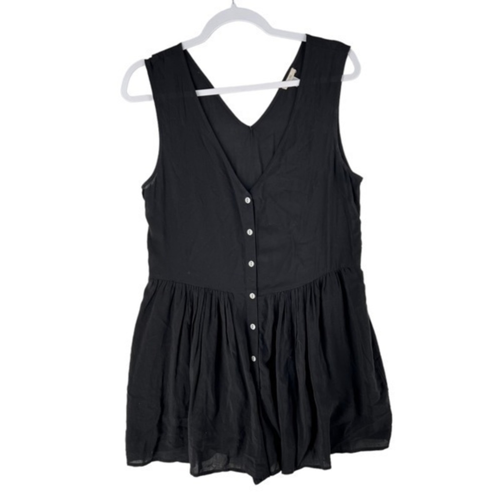 Ecote Whimsigoth Fair Grunge Sleeveless Drapery Carlin Romper